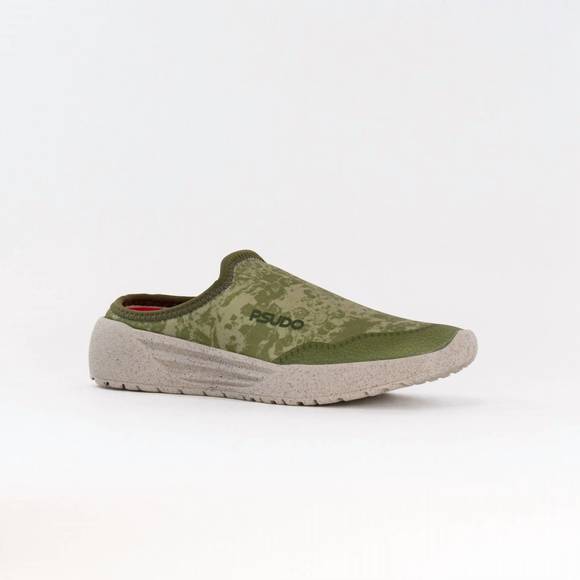 NEW PSUDO women's dune mule shoes in olive leaf - Picture 2 of 6